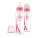 Комплект 2 бр. розови бебешки шишета Narrow-Neck Options 250 ml.  - 1