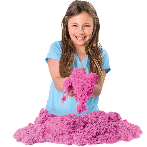 Детски кинетичен пясък Kinetic Sand Цикламен  - 3