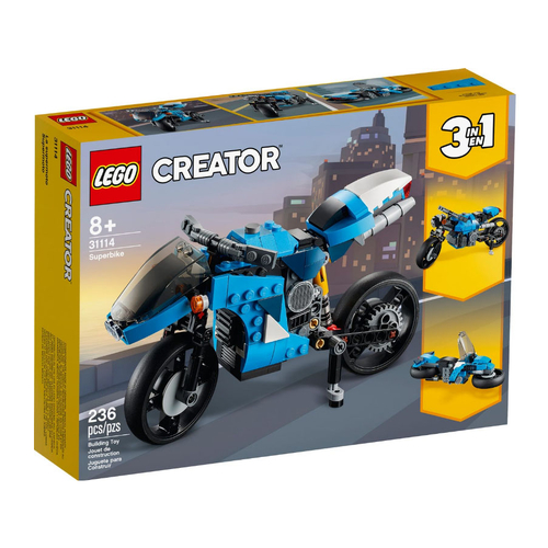Детски конструктор Creator Супер мотоциклет 3в1 | PAT2451