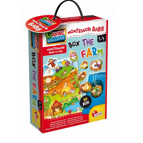 Бебешки пъзел Montessori Baby Box Фермата | PAT2539
