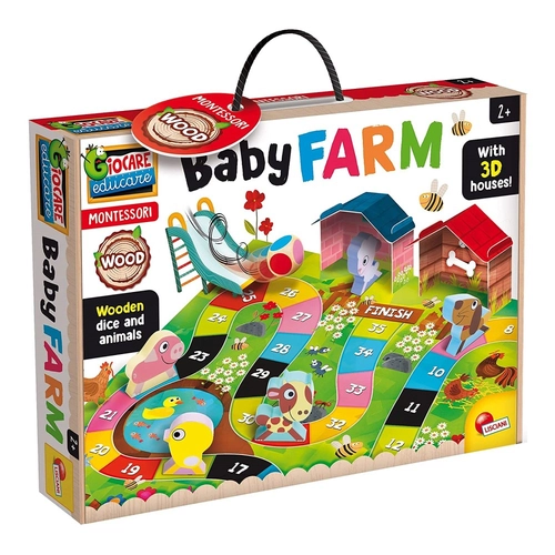 Детска дървена игра Montessori Baby Farm | PAT2540