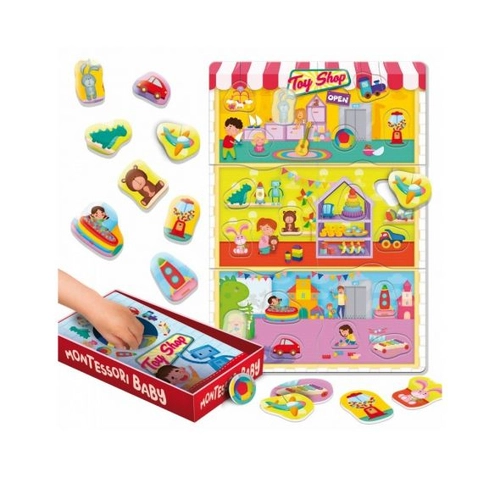 Бебешки пъзел Montessori Baby Box Магазин за играчки | PAT2542