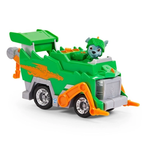 Детски игрален комплект Paw Patrol Rescue Knights превозно средство и фигура Rocky | PAT2613