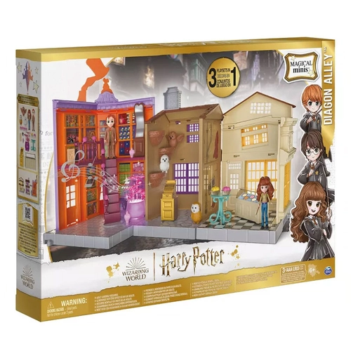 Детски игрален комплект 3в1 Harry Potter Wizarding World Magical Minis Diagon Alley със звуци и светлини | PAT2793