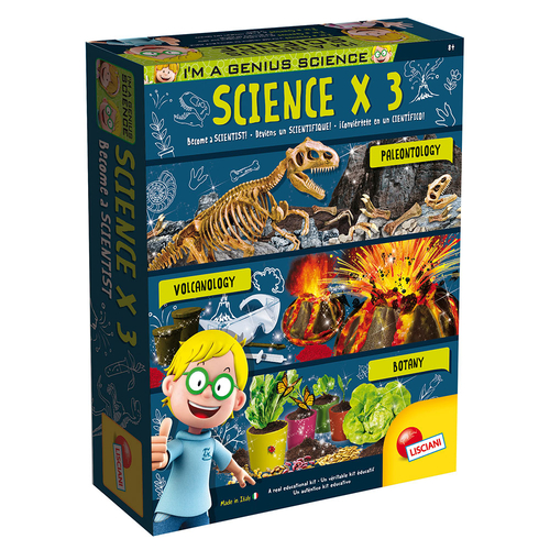Детски комплект палеонтология, вулканология и ботаника Science х 3 Малък гений  | PAT2858