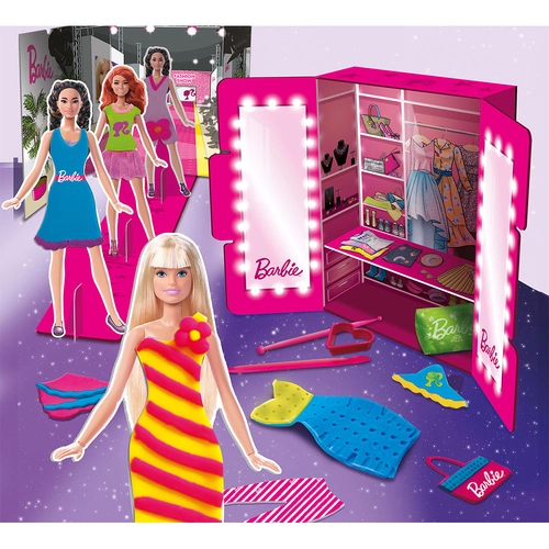 Детски комплект Моден дизайнер Barbie Dough Модно шоу  - 3