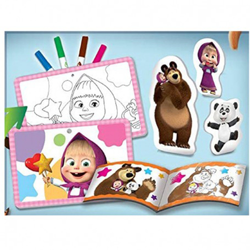 Детски комплект за оцветяване Маша и мечокът | PAT2878