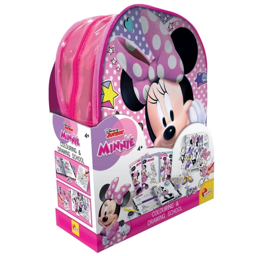 Детски комплект за рисуване и оцветяване Minnie Mouse в раница  - 1