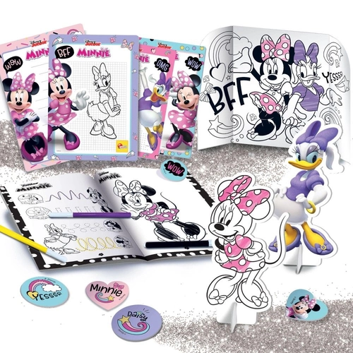 Детски комплект за рисуване и оцветяване Minnie Mouse в раница  - 2