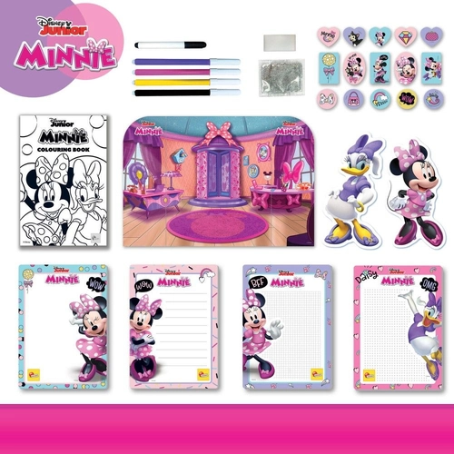 Детски комплект за рисуване и оцветяване Minnie Mouse в раница  - 3