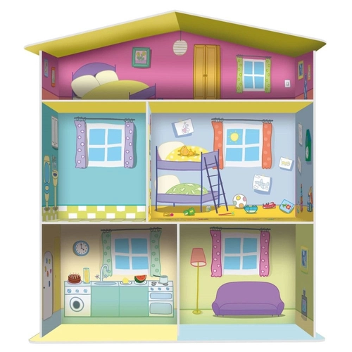 Детски игрален комплект Peppa Pig 3D Къща  - 2