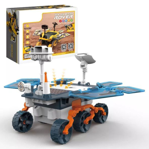 Детска играчка за сглобяване Син соларен робот Марсоход 46 части  | PAT2901