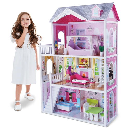 Дървена къща за кукли Aria | PAT2950
