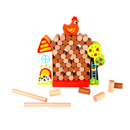 Детска дървена образователна игра Ферма | PAT3018