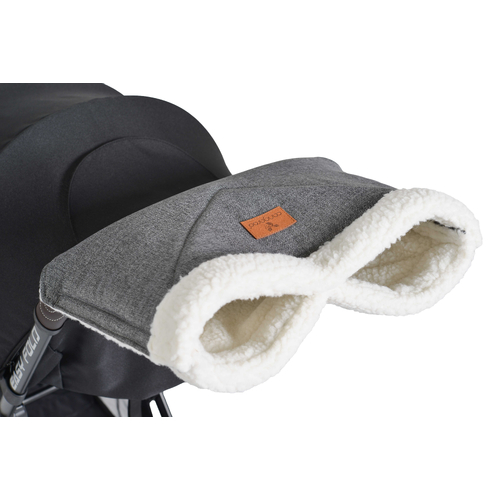 Сива термо ръкавица за бебешка количка Luxe | PAT3057
