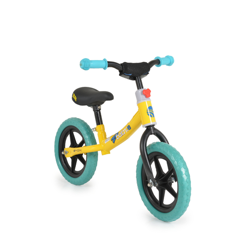 Детски жълт балансиращ велосипед 2B balanced  | PAT3123