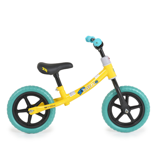 Детски жълт балансиращ велосипед 2B balanced  | PAT3123