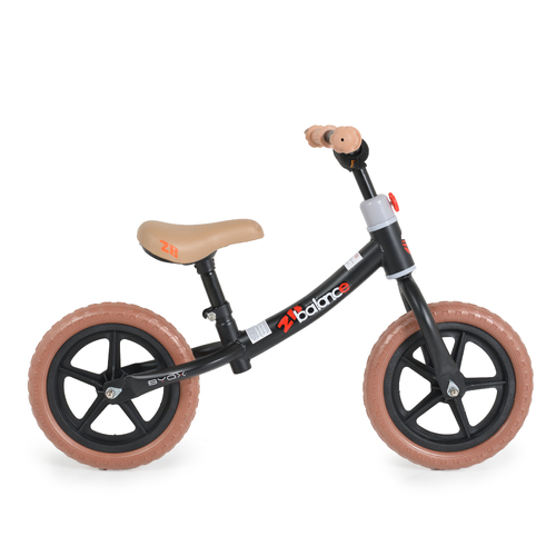 Детски черен балансиращ велосипед 2B balanced  | PAT3127