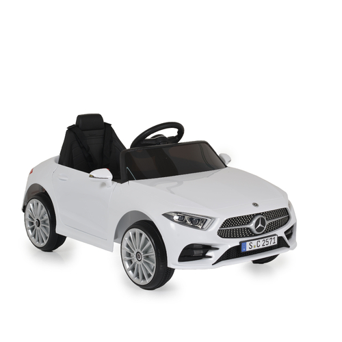 Детска акумулаторна кола Mercedes-Benz CLS 350 бял | PAT3147