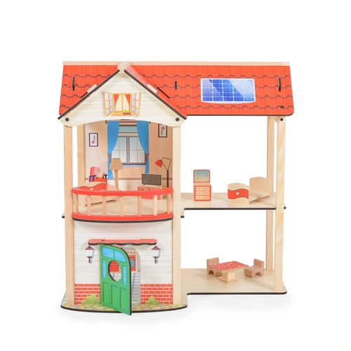 Деска дървена къща за кукли Elly | PAT3167