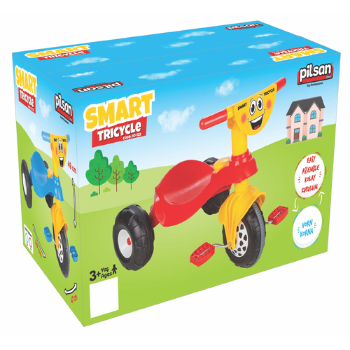 Детски мотор с педали Smart  зелен | PAT3196