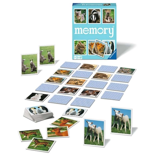 Игра Мемори карти 64 броя Ravensburger - Бебета животни | PAT3207