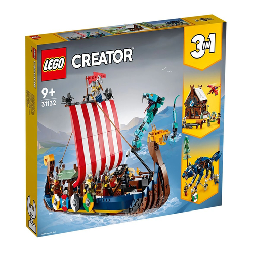 Детски конструктор LEGO Creator Викингски кораб и Змията на Мидгард | PAT3232