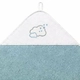 Бебешка хавлия за баня Terry 100/100 облак бяла/синя  - 2