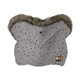 Зимна ръкавица за количка Luxury Fur Dots Grey 