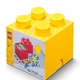 Детски игрален комплект кутия за съхранение Тухличка 4 жълт цвят  - 1