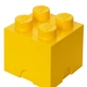 Детски игрален комплект кутия за съхранение Тухличка 4 жълт цвят  - 2