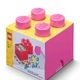 Детски игрален комплект кутия за съхранение Тухличка 4 лилав цвят  - 1