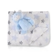 Бебешко одеяло 90/75 cm с играчка Blue Bear  - 1