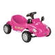 Детска розова кола с педали Happy Herby 