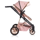 Бебешка розова комбинирана количка 2в1 Midas  - 14