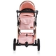 Бебешка розова комбинирана количка 2в1 Midas  - 4