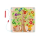 Детски дървен магнитен цветен  лабиринт Дърво  - 1