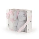 Бебешко одеяло 90/75 cm с играчка Elephant pink  - 3