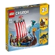 Детски конструктор LEGO Creator Викингски кораб и Змията на Мидгард  - 1