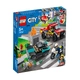 Детски контруктор LEGO City Fire Спасение при пожар и полицейско преследване  - 1