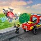 Детски контруктор LEGO City Fire Спасение при пожар и полицейско преследване  - 7