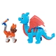 Детски игрален комплект Rescue Knights: Зума и драконът Руби  - 4