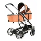 Комбинирана бебешка количка 2в1 Divaina с трансф седалка Brown  - 4