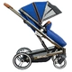 Комбинирана количка 2в1 Divaina TrueNavi Blue с кош за новородено  - 10
