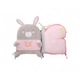 Комплект бебешки плюшени възглавници за кошара Pink Bunny  - 4