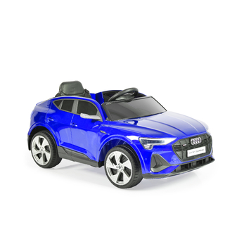 Детски акумулаторен джип Audi Sportback син металик