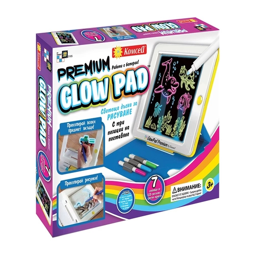 Светеща дъска за рисуване Premium Glow Pad | PAT3438
