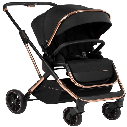 Бебешка комбинирана количка 3в1 Angele Chrome Black | PAT3463