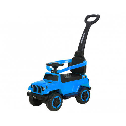 Детска кола за яздене Vagon с дръжка Blue | PAT3487