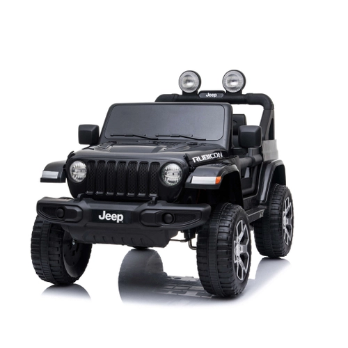 Детска акумулаторна кола Licensed Jeep Wrangler Rubicon Black SP | PAT3494
